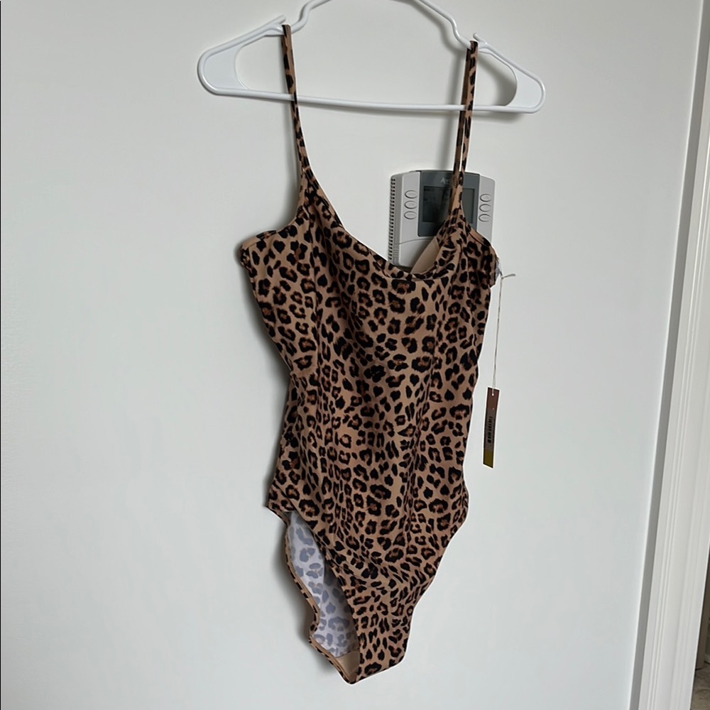 Summersalt Leopard Print One-Piece Swimsuit, NWT - Picture 4 of 6
